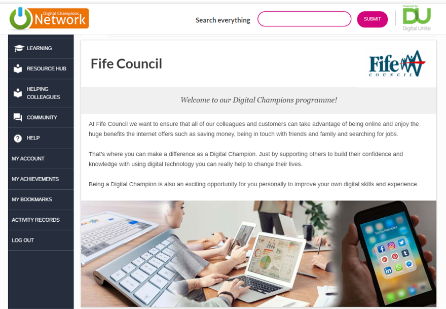 A whoosh of Digital Champions for Fife Council Digital Unite